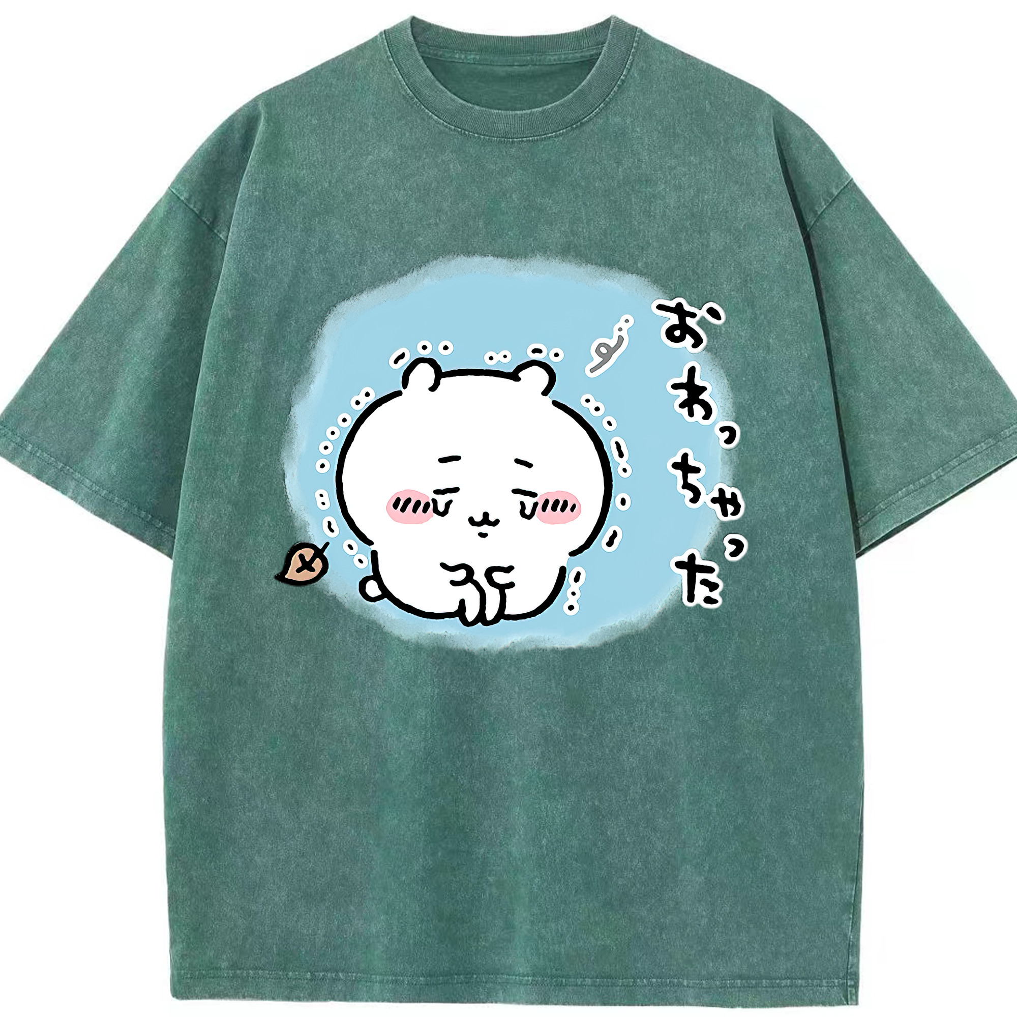 （画像用） ちいかわ ちいかわ Chii-kawa chiikawa 綿100% ヴィンテージ風 半袖Tシャツ（フロントプリント）